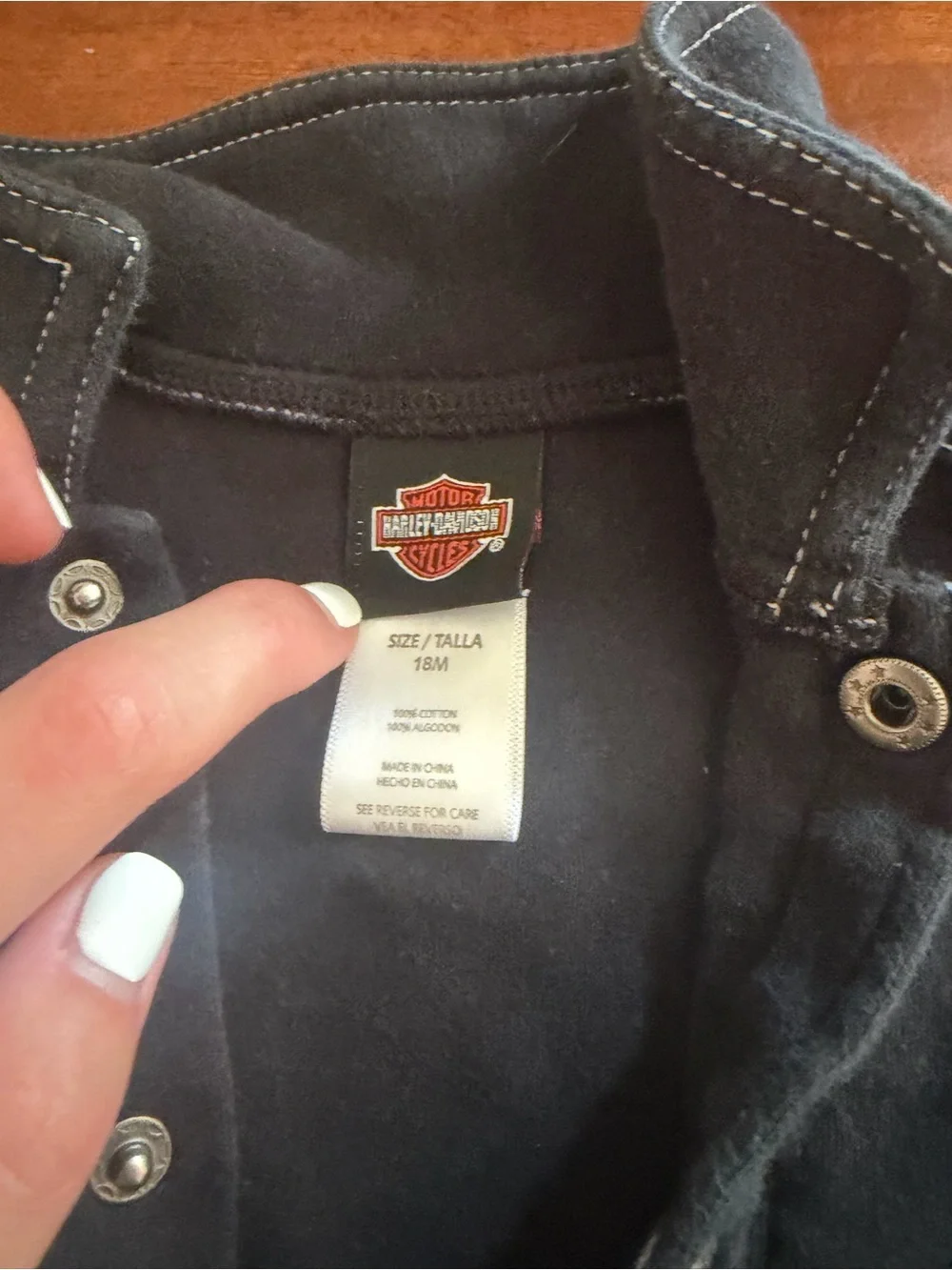Harley Davidson Baby Outfit 18 Months